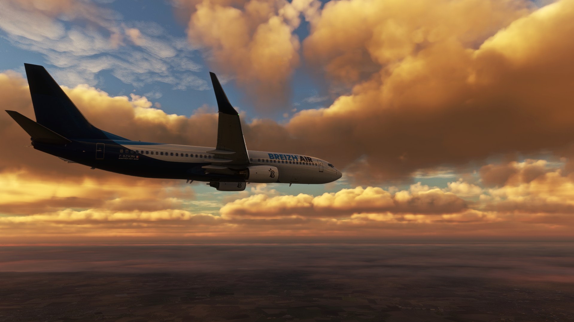 Paysage côtier de Bretagne